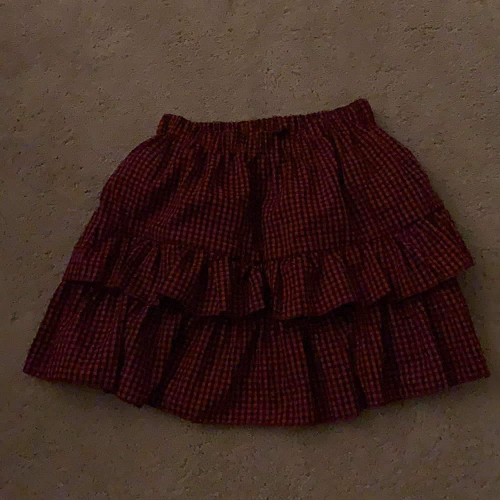 Shein plaid mini skirt